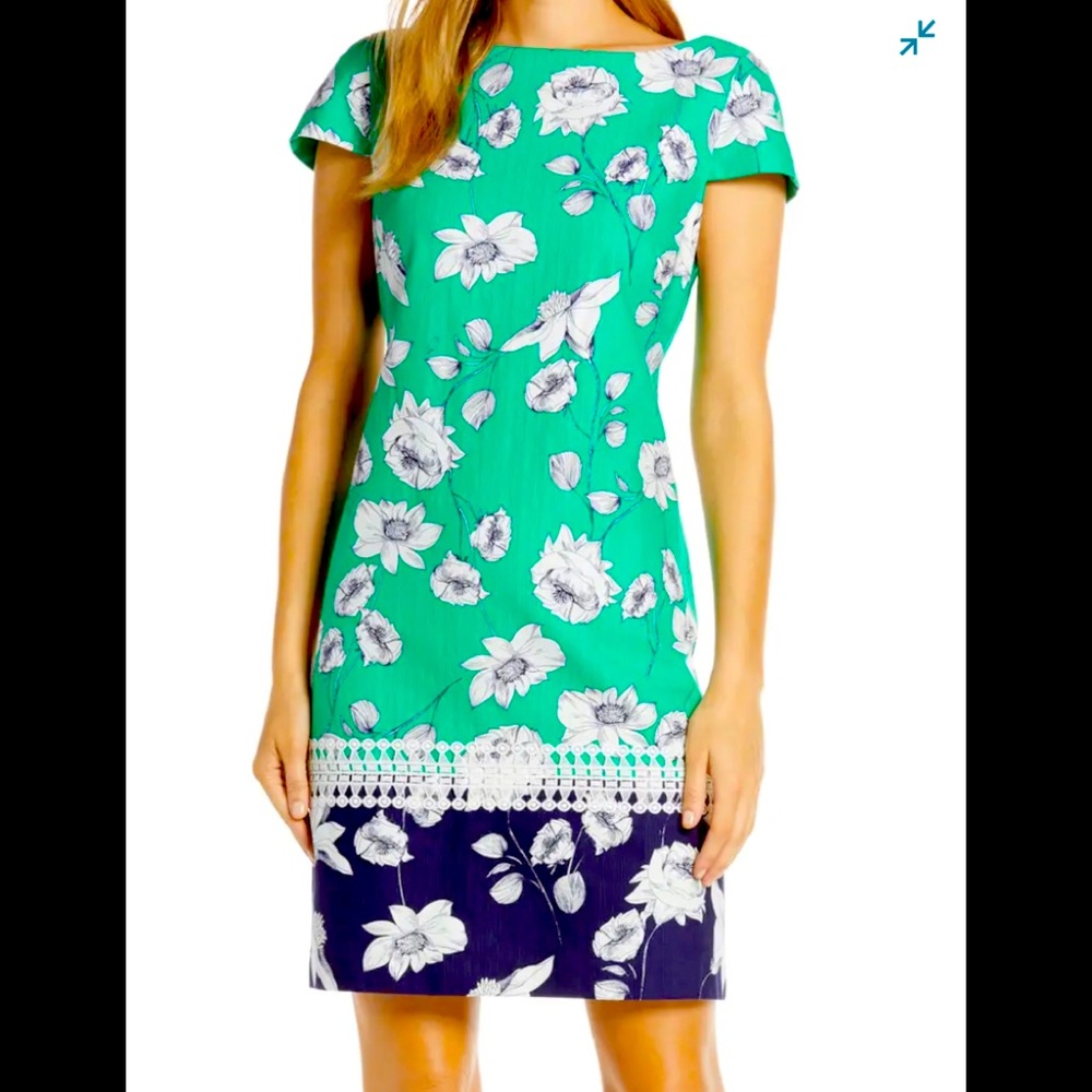 Eliza J Cotton dress, size 8P Runs Small